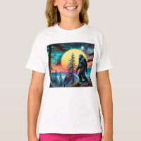 Gone Squatchin' farbenfrohe Sasquatch Vollmond