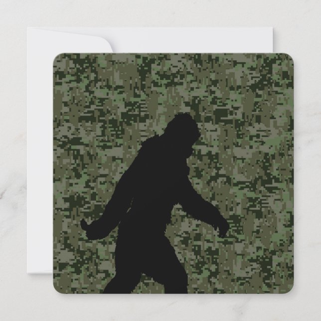 Gone Squatchin For on Olive Digital Camouflage (Vorderseite)