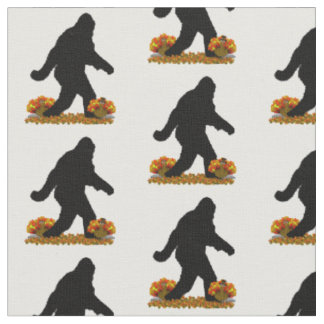 Gone Squatchin für den Erntedank Türkei Stoff