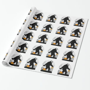 Gone Squatchin'' - Halloween Squatchin' Geschenkpapier