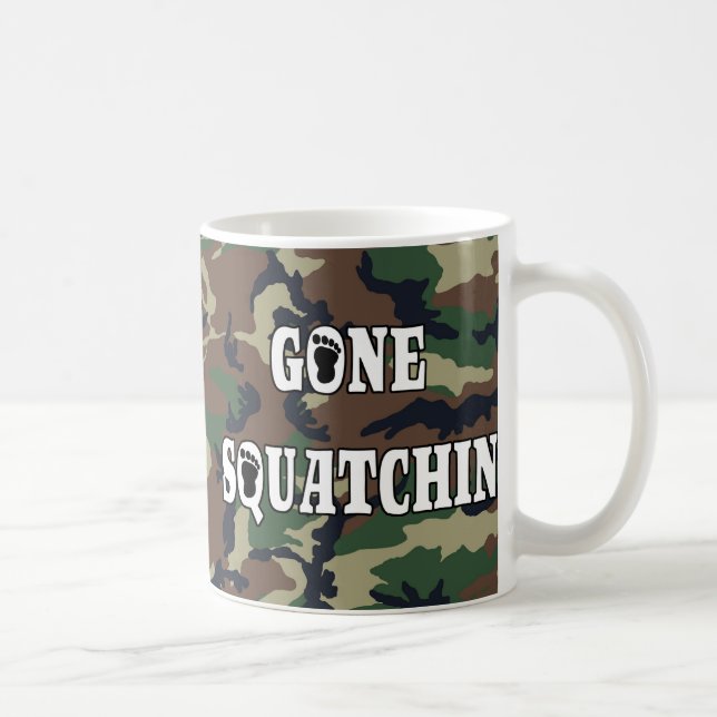 GONE SQUATCHIN KAFFEETASSE (Rechts)