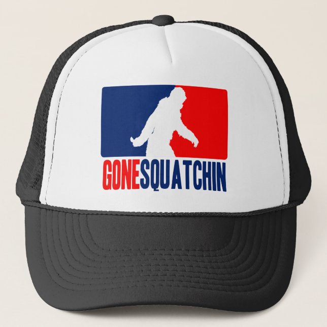 Gone Squatchin League Style Truckerkappe (Vorderseite)