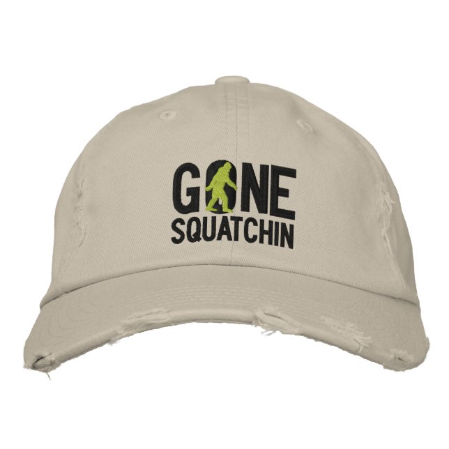 GONE SQUATCHIN O bestickte Kappe (Vorderseite)