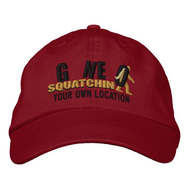 GONE SQUATCHIN Personnalisez-le ! Casquette d'empl (Devant)