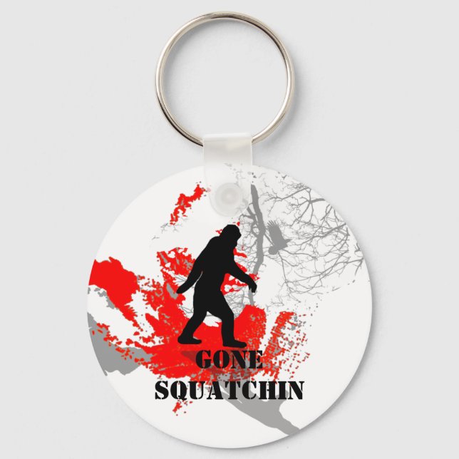Gone Squatchin Schlüsselanhänger (Vorderseite)