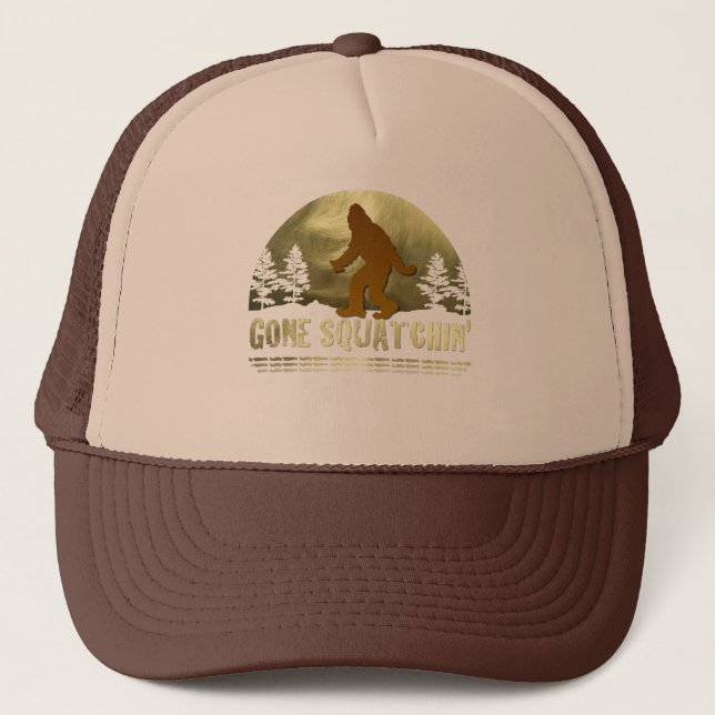 Gone Squatchin Truckerkappe (Vorderseite)