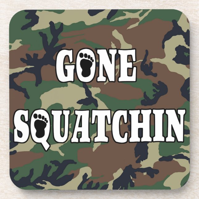 GONE SQUATCHIN UNTERSETZER (Vorderseite)