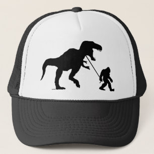 Gone Squatchin with T-rex Truckerkappe