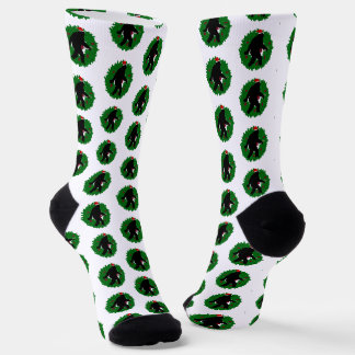 Gone Squatchin's Kranz Weihnachten Socken