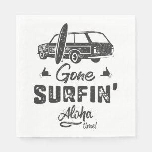 Gone Surfing Aloha Time Serviette