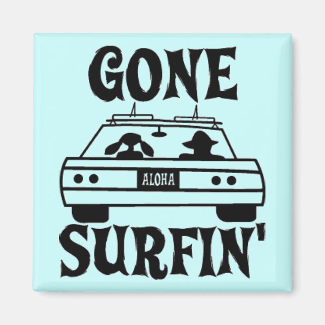 GONE SURFING Magnet (Vorne)