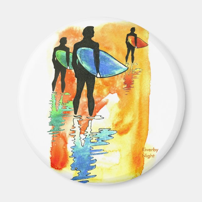 Gone Surfing v.2 Magnet (Vorne)