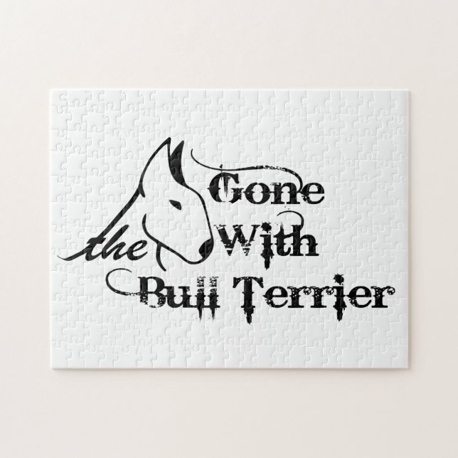 Gone with THE BULL TERRIER Hundeliebhaber (Horizontal)