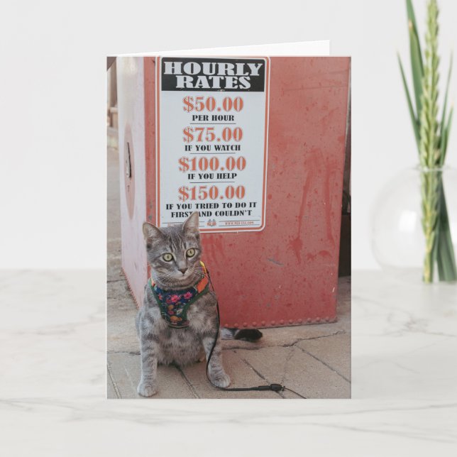 Gonna Cost You chat Carte pour notes (Devant)
