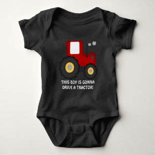 Gonna Drive ein Traktor Baby Bodysuit Strampler