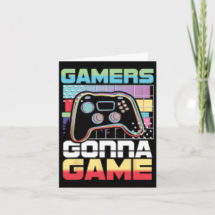 Gonna Game Video Game Player Gaming Funny Karte