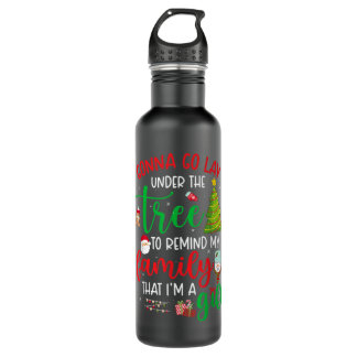 Gonna geht unter Bäumen, um meine Familie daran zu Edelstahlflasche