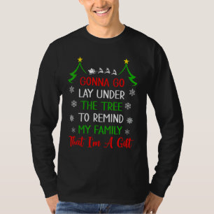 Gonna geht unter Bäumen, um meine Familie daran zu T-Shirt