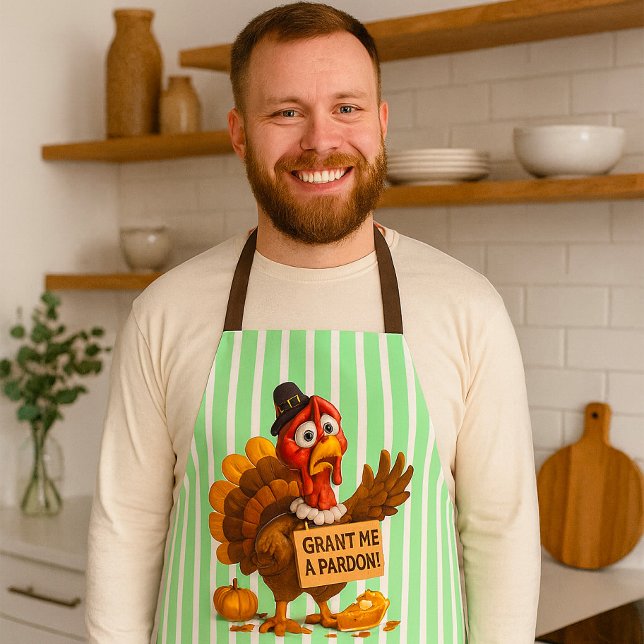 Gönnen Sie mir ein Verzeihung - die lustige Türkei Schürze (Von Creator hochgeladen)