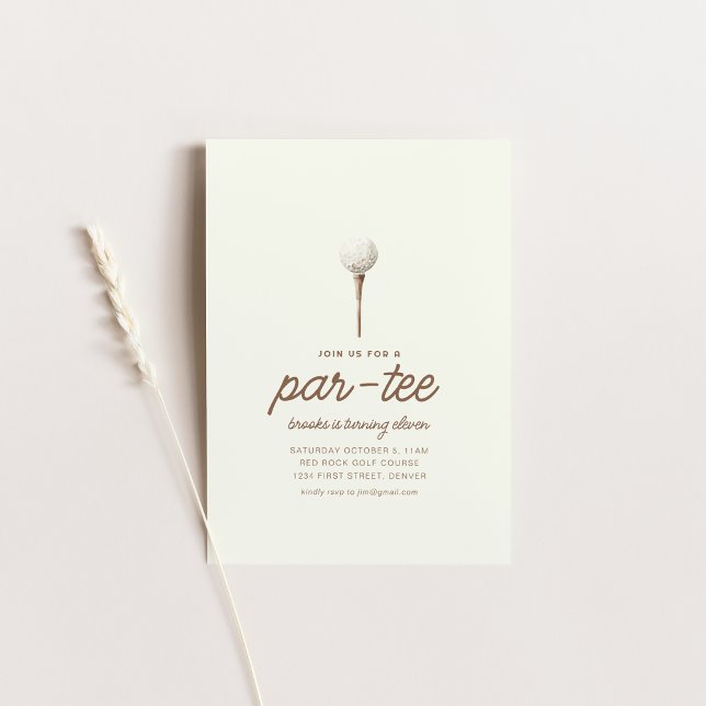 Gönnen Sie sich einen Besuch bei einer Party im Pa Einladung (Von Creator hochgeladen)