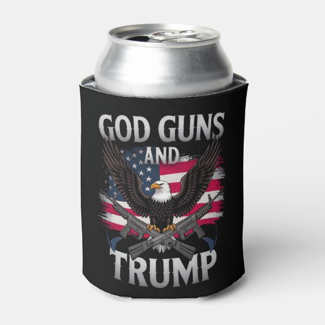Gonnenfeuer und Trump rütteln die amerikanische Fl Dosenkühler (Kanne Vorderseite)