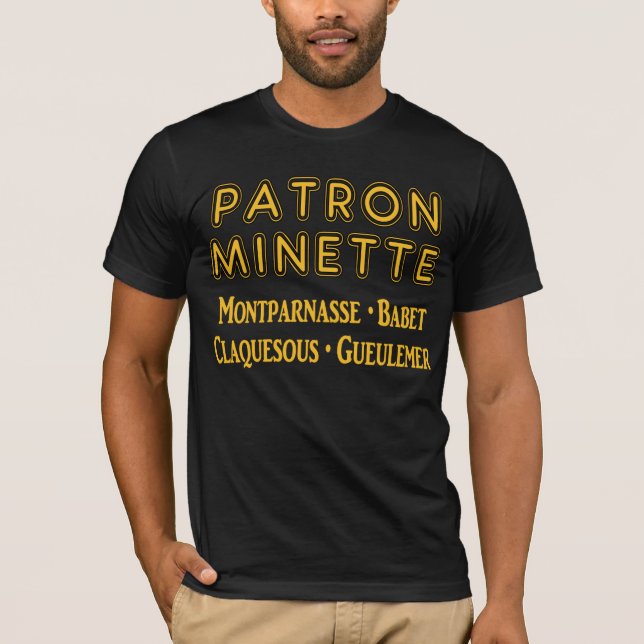 Gönner-Minette T-Shirt (Vorderseite)