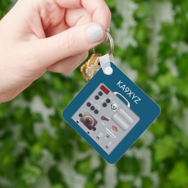 Gonset Communicator Transceiver Ham Radio Schlüsselanhänger (Hand)