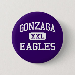Gonzaga - Eagles - Uni - Washington Button