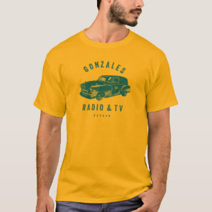 Gonzales Radio & TV Reparatur Gold T - Shirt