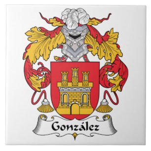 Gonzalez-Familienwappen Fliese