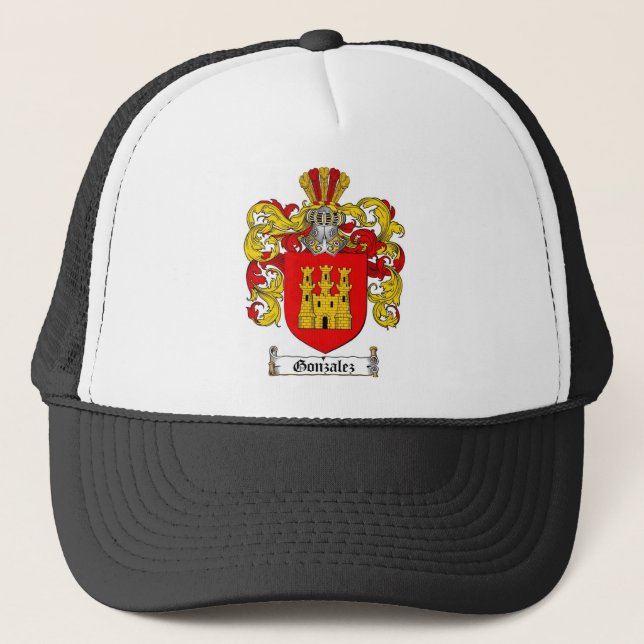 GONZALEZ-FAMILIENWAPPEN - GONZALEZ-WAPPEN TRUCKERKAPPE (Vorderseite)