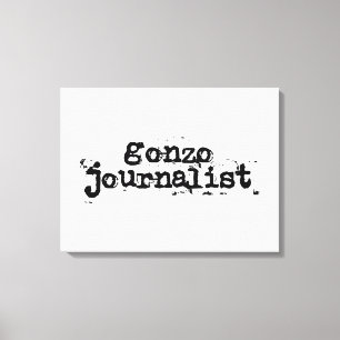 Gonzo Journalist Leinwanddruck