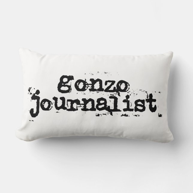 Gonzo Journalist Lendenkissen (Vorderseite)