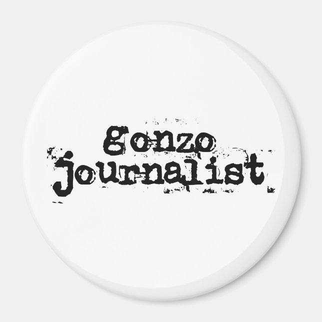Gonzo Journalist Magnet (Vorne)