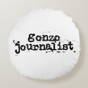 Gonzo Journalist Rundes Kissen