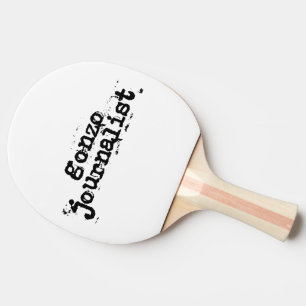 Gonzo Journalist Tischtennis Schläger