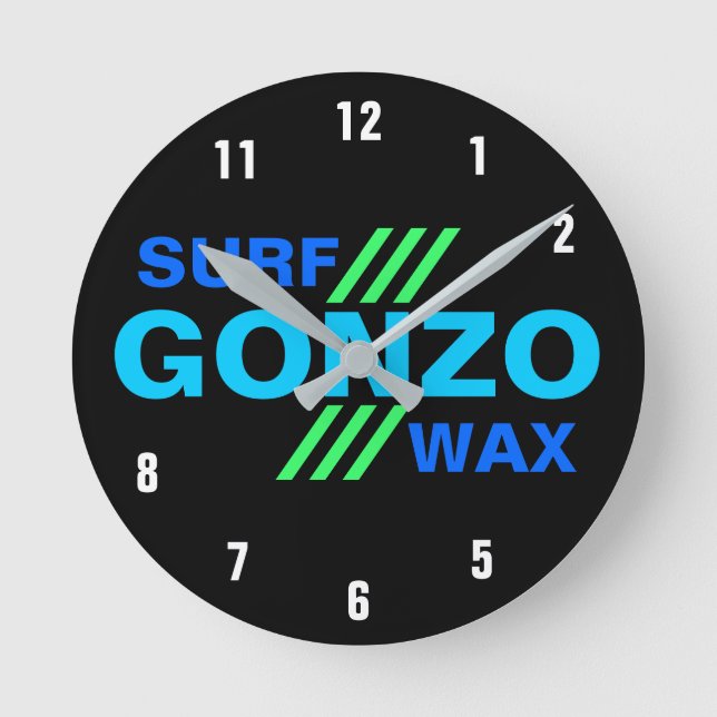 GONZO SURF WAX Uhr (Vorderseite)