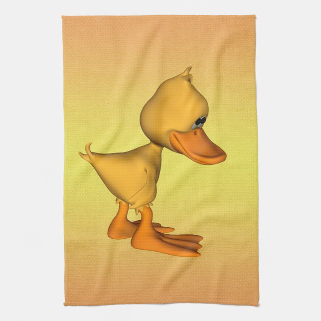 Goober die Ente Geschirrtuch (Vertikal)