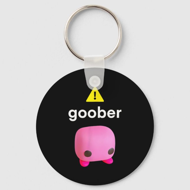 Goober Funny Meme Ironic Weirore  Schlüsselanhänger (Vorderseite)