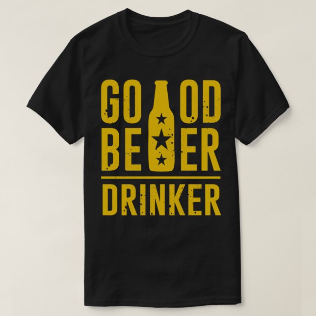 Good Beer Drinker 2 T-Shirt (Design vorne)