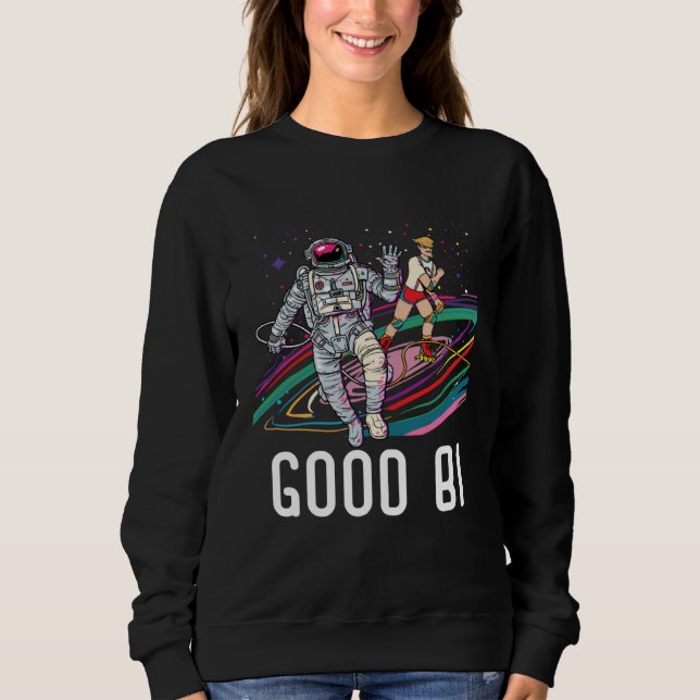 Good Bi Bisexual Rainbow Pride March Bisexuality L Sweatshirt (Vorderseite)