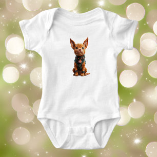 Good Boy Christmas Dog Baby Bodysuit Strampler
