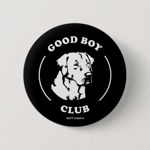 Good Boy Club Button