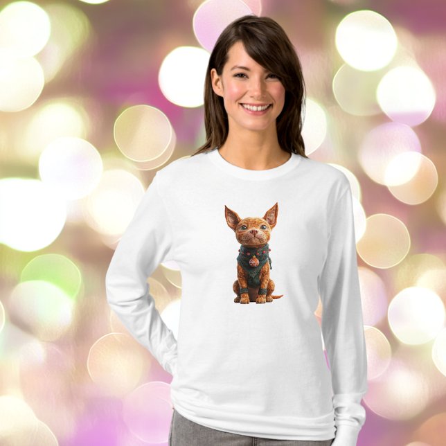 Good Boy Weihnachts-Hund Frauen T-Shirt (Von Creator hochgeladen)