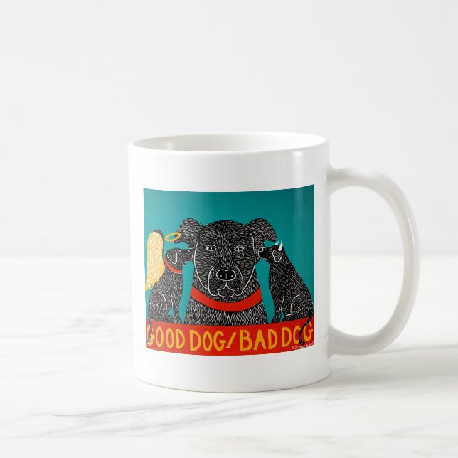 Good Chien Bad Chien Mug Stephen Huneck (Droite)