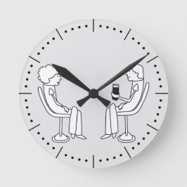 Good Conversation Runde Wanduhr