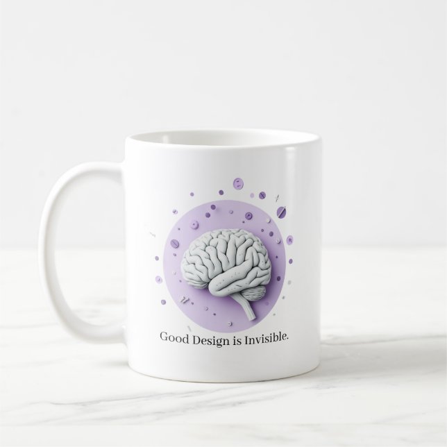 Good Design Is Invisible Kaffeetasse (Links)