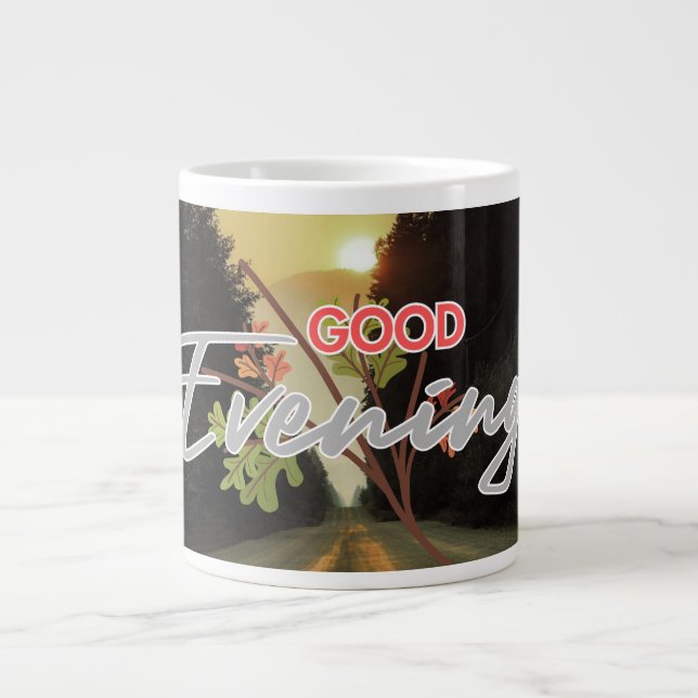 Good Evening Jumbo-Tasse (Vorderseite)