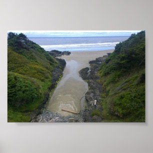 Good Fortune Cove, Cape Perpetua, ODER Poster
