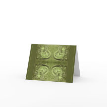 Good Fortune Lizard Tiles Postcard